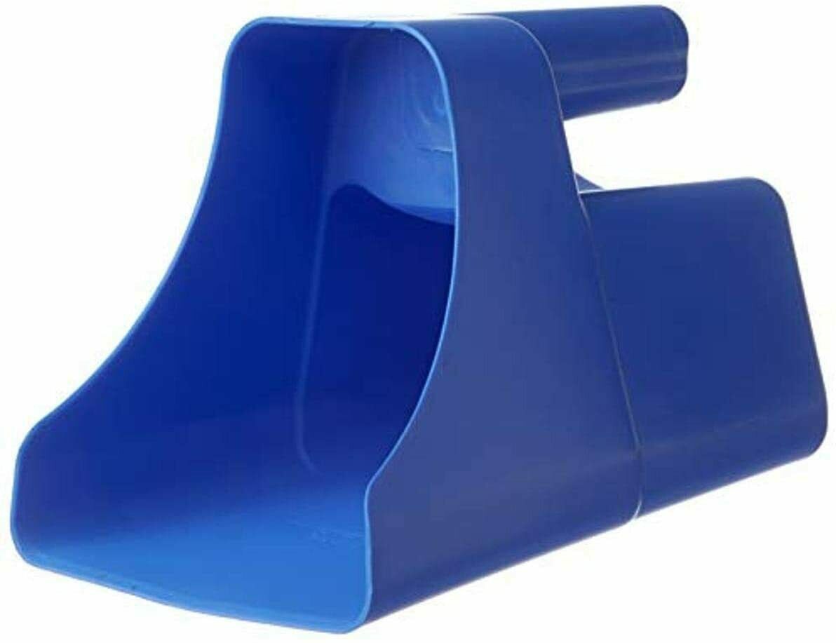 Tolco Heavy-Duty Plastic Scoop, 3 Quart, Blue 240102