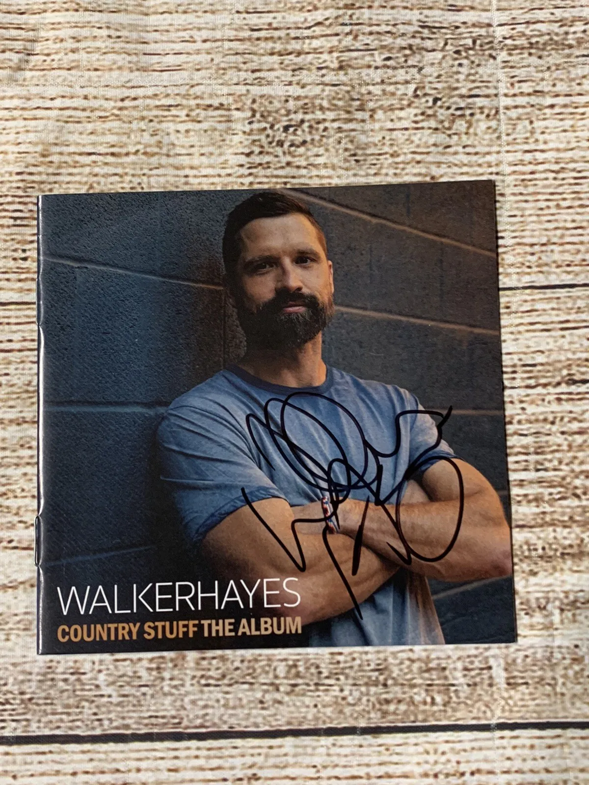 WALKER HAYES Signed CD Booklet Cover Country Stuff the Album Autographed
