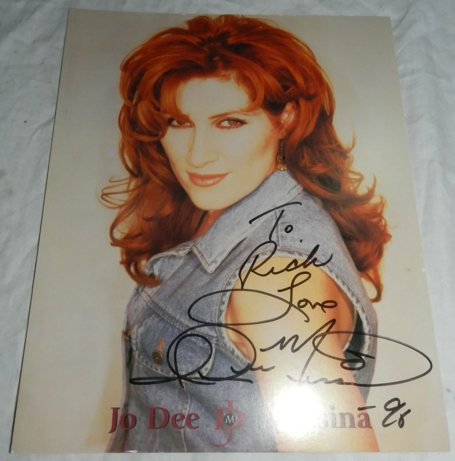 Autographed Photo of Country Music Star Jo Dee Messina - 8