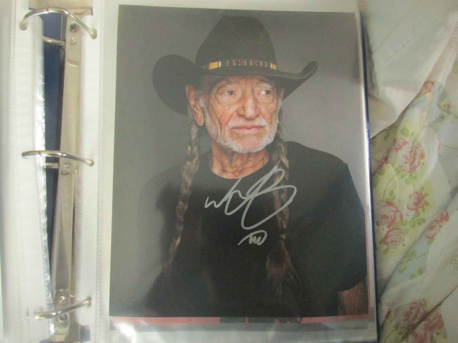 Countrys Great Willie Nelson 8x10 Signed Photo Loa/hologram