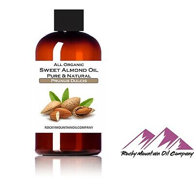 100% Pure Organic Sweet Almond Oil Cold Pressed Refined 2 Oz To Gallon