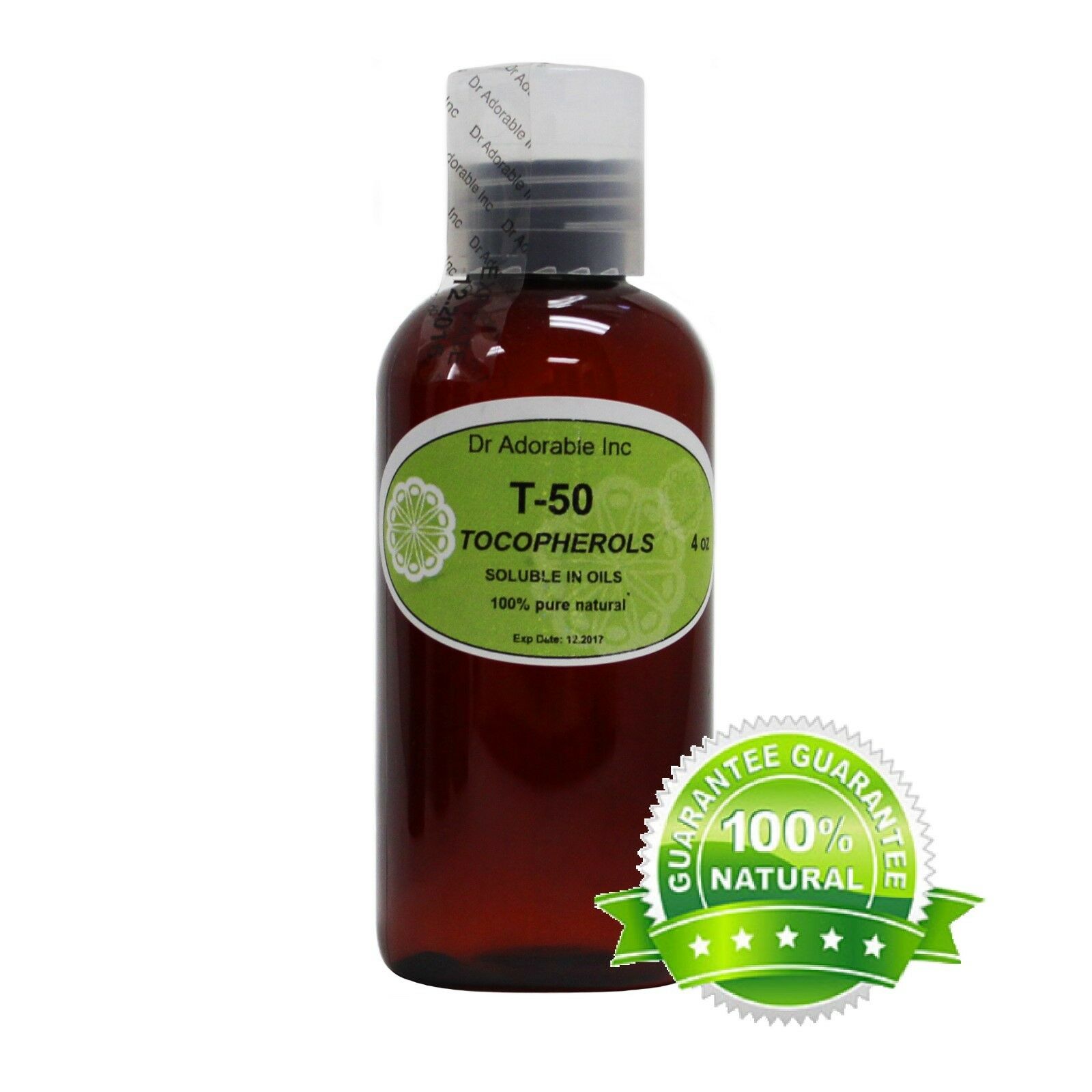 TOCOPHEROL T-50  SOLUBLE IN OILS VITAMIN E ANTI AGING FROM 2 OZ UP TO 1 GALLON
